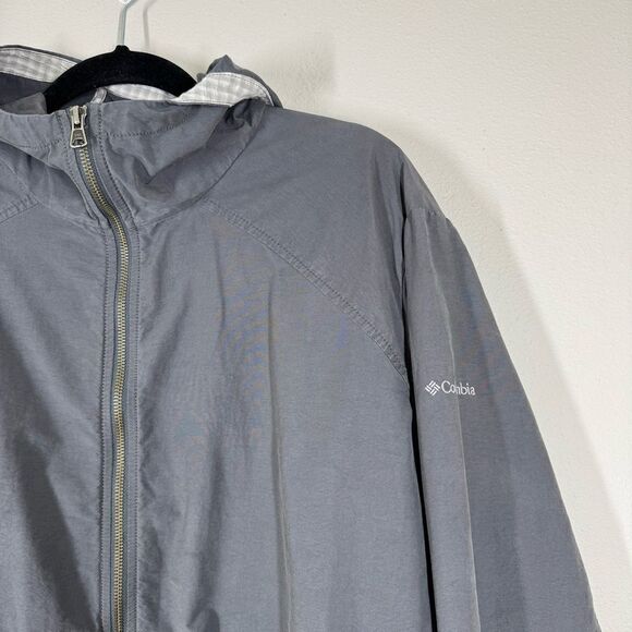 Columbia Arch Cape III Omni-Shade Jacket Gray Full Zip Hooded Women’s Size 3X - Picture 2 of 8